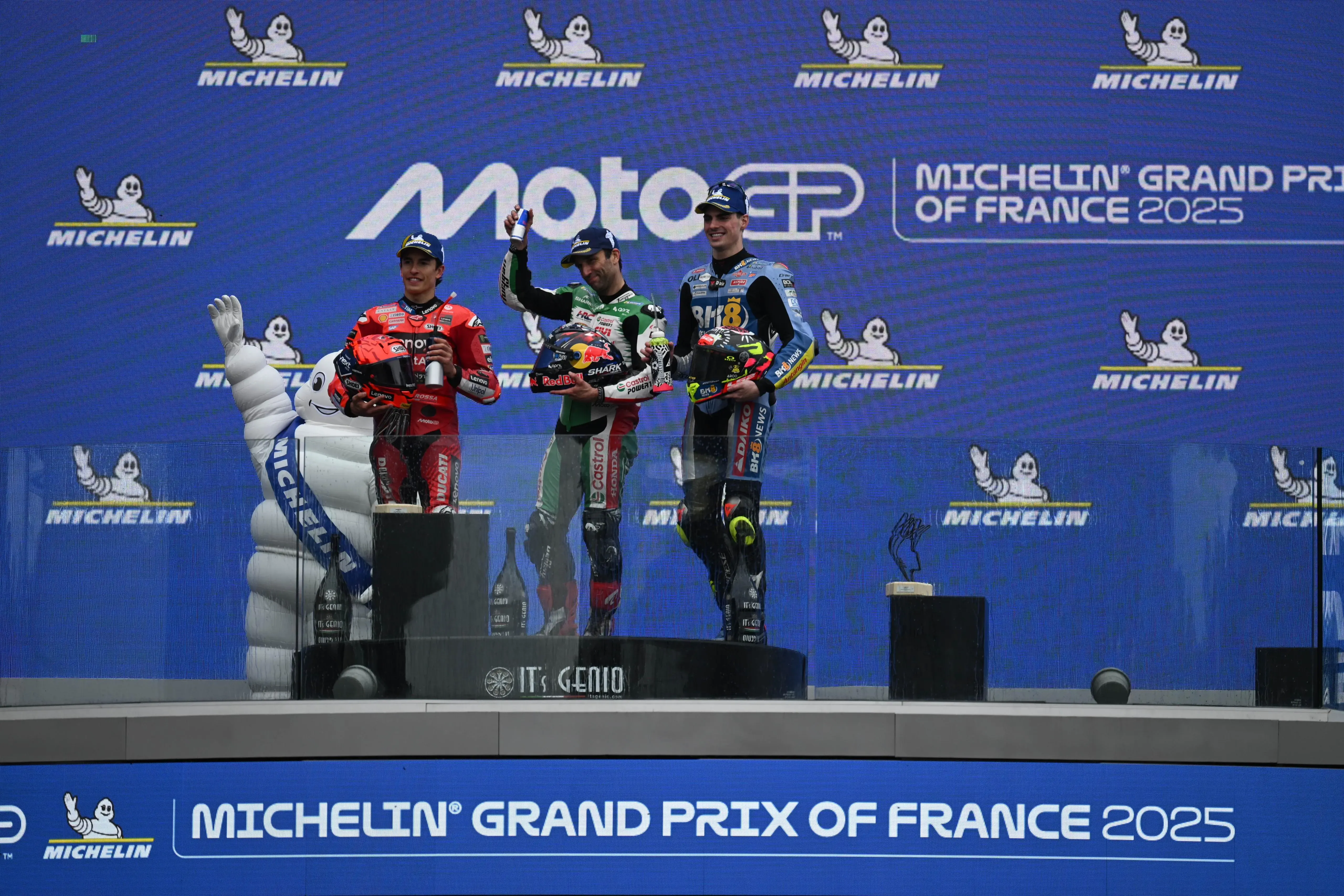 Le podium final