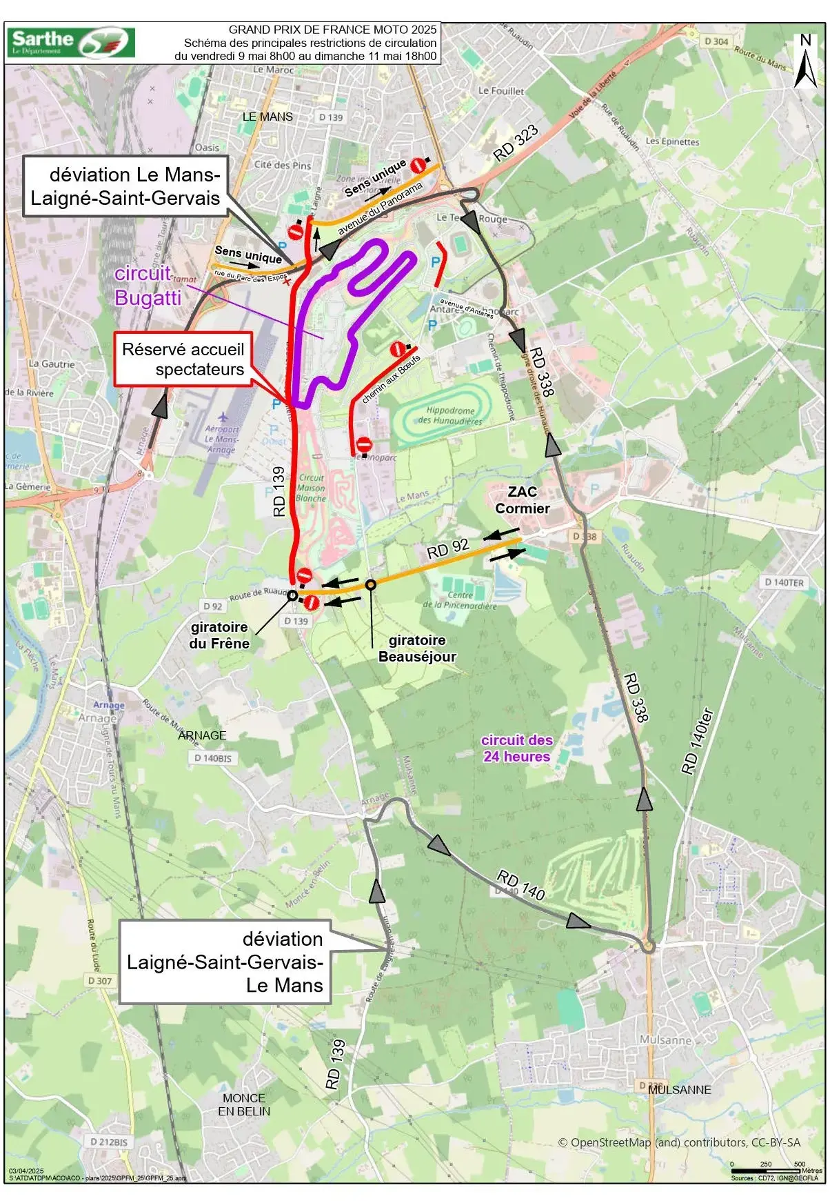 Plan GP motos 2025