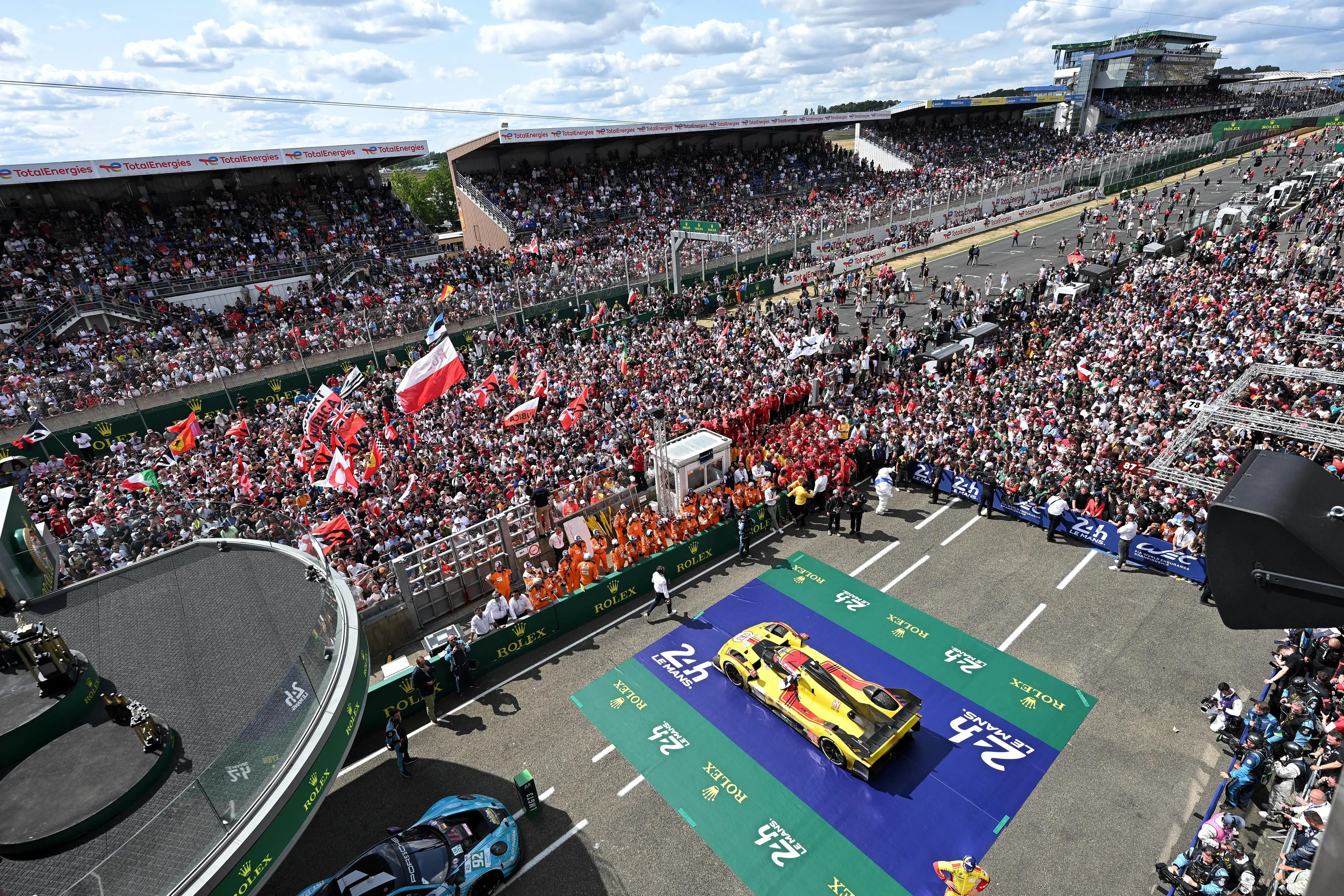 Instantanés du podium