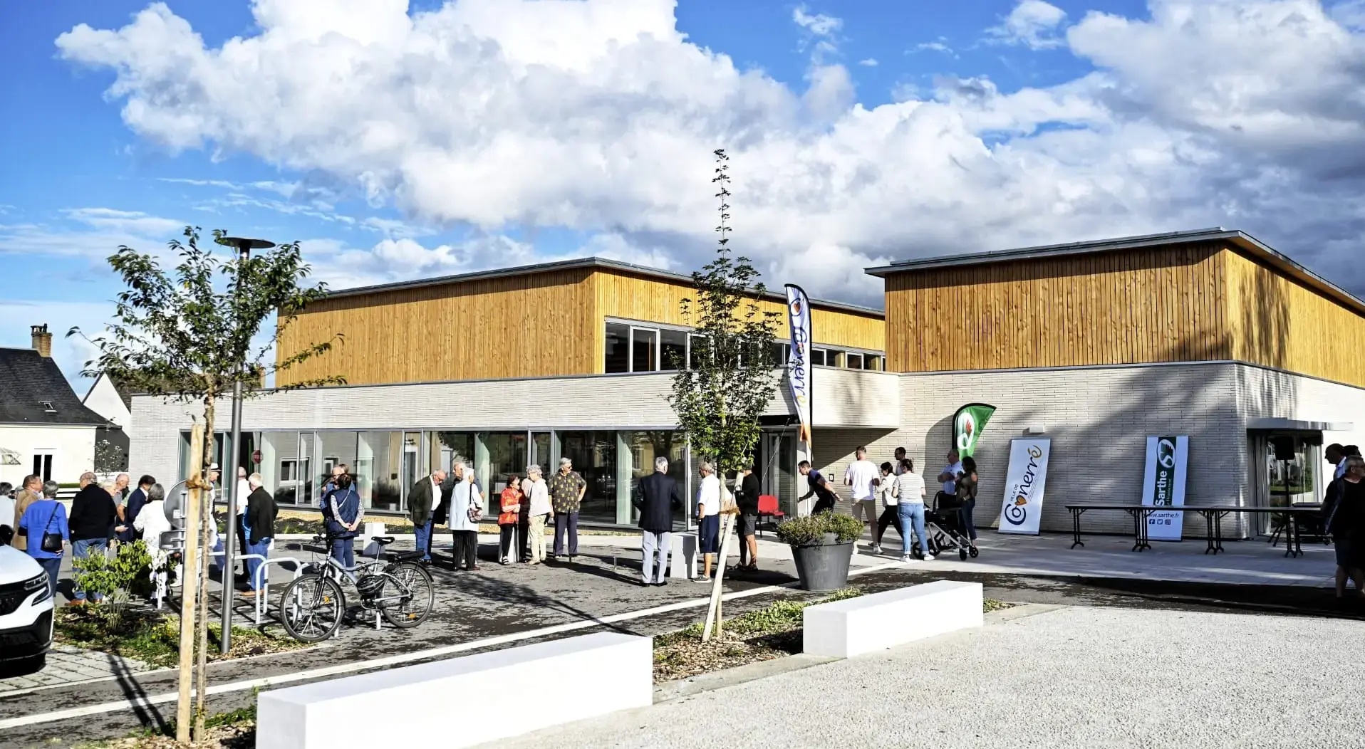 La commune de Connerré inaugure sa nouvelle salle sportive