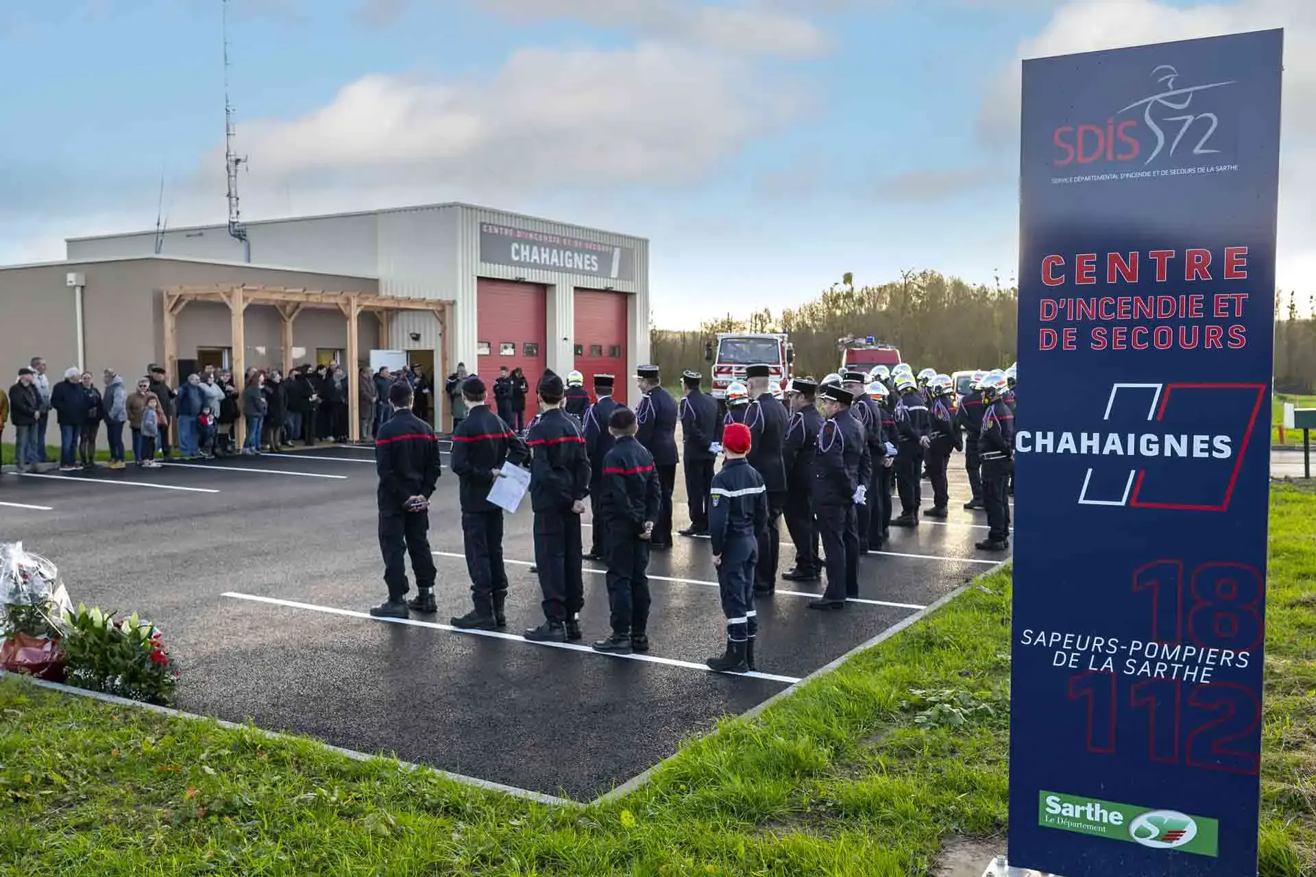 Chahaignes : Centre d’Incendie et de Secours