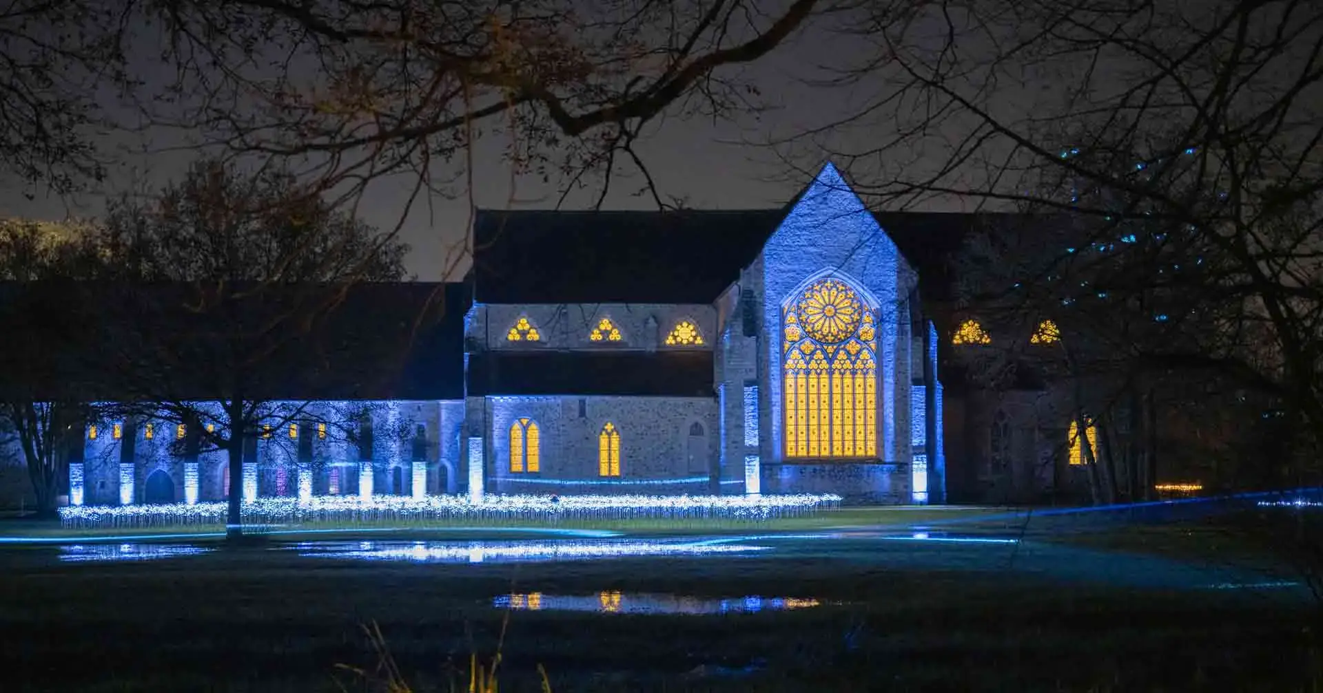 Abbaye Royale de l’Épau : spectacle lumineux et sonore gratuit
