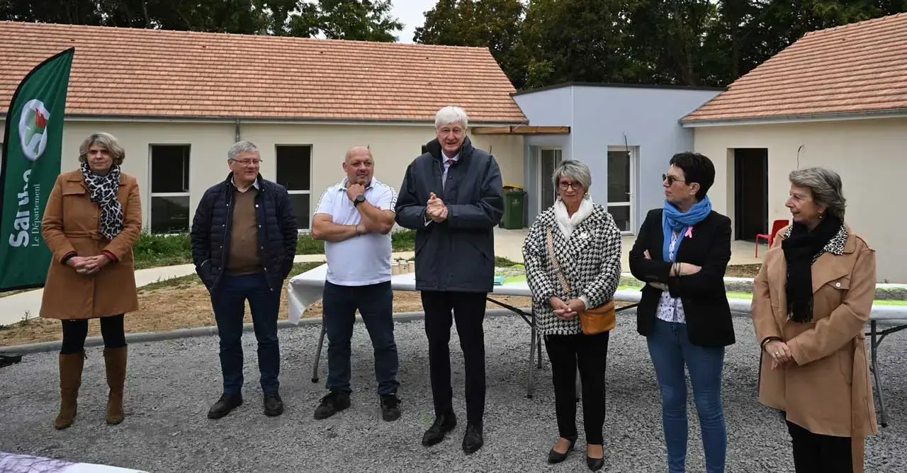  en présence de Dominique Le Mèner, Président du Conseil départemental, de Marie-Thérèse Leroux et Hélène Le Conte, Présidente et Vice-Présidente de la Commission Solidarité, Autonomie et Santé, de Françoise Lelong, Conseillère départementale du canton
