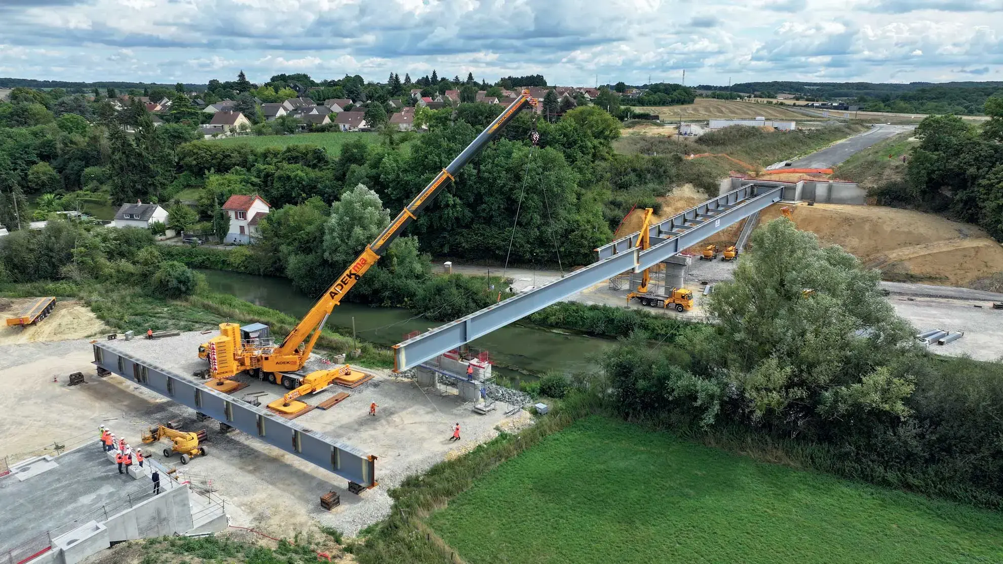 Le viaduc de l’Huisne Sarthoise, complément idéal de l’échangeur autoroutier