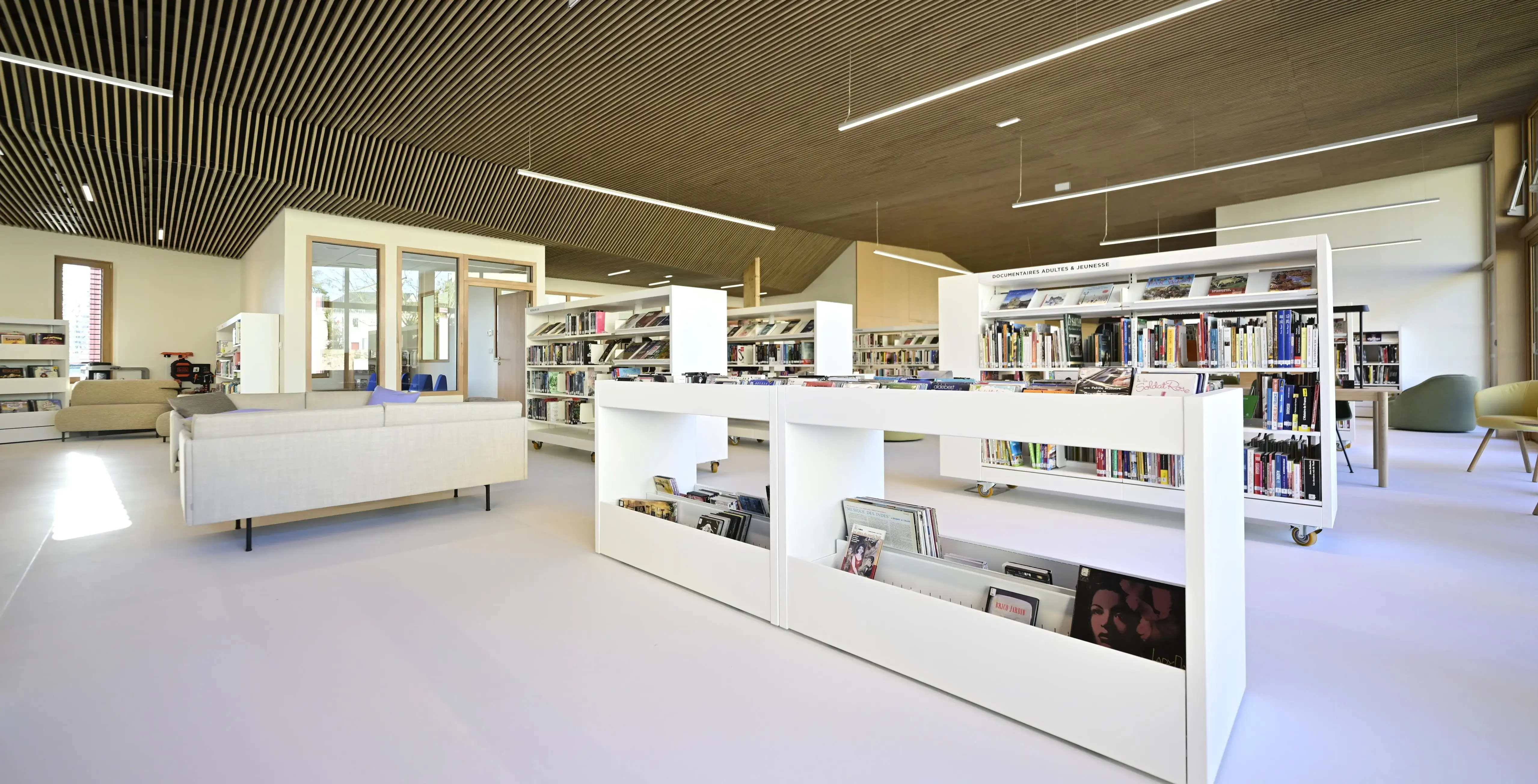 Inauguration de la médiathèque de Spay