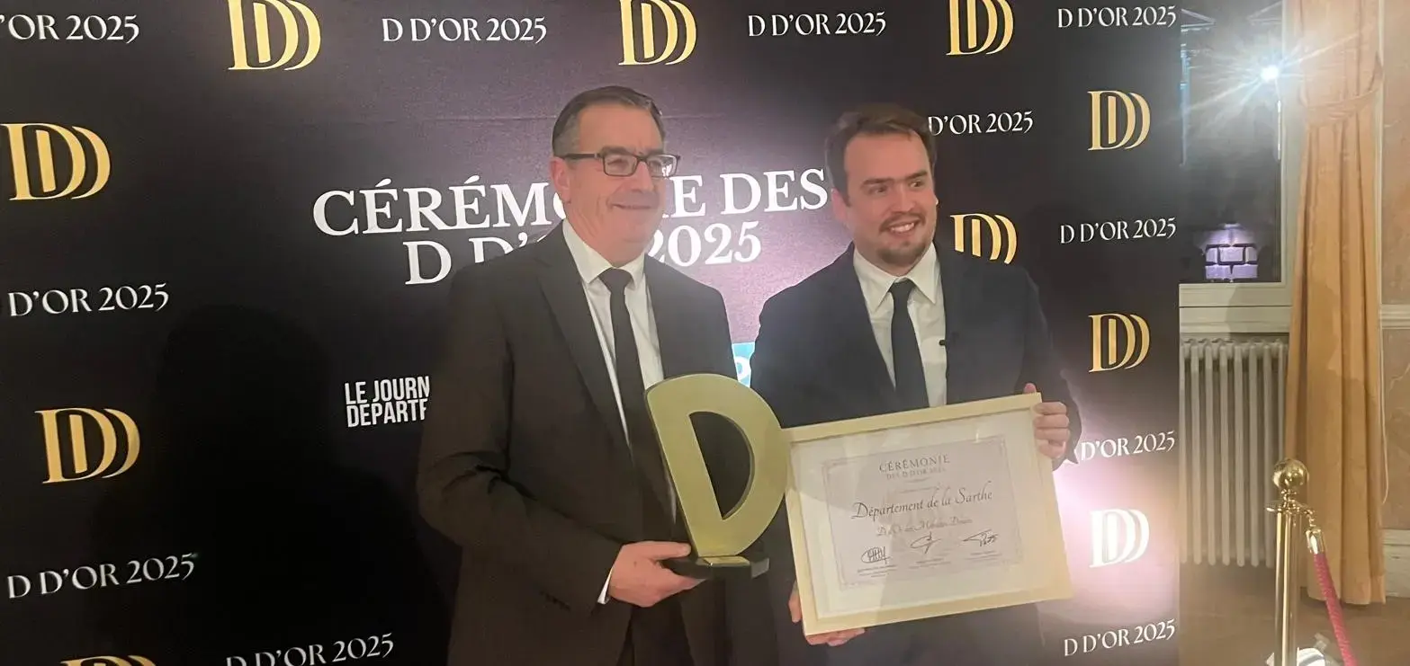 L'innovation du Département de la Sarthe saluée par un D d'Or