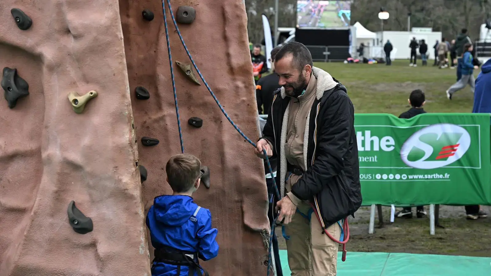 Le stand du Département de la Sarthe