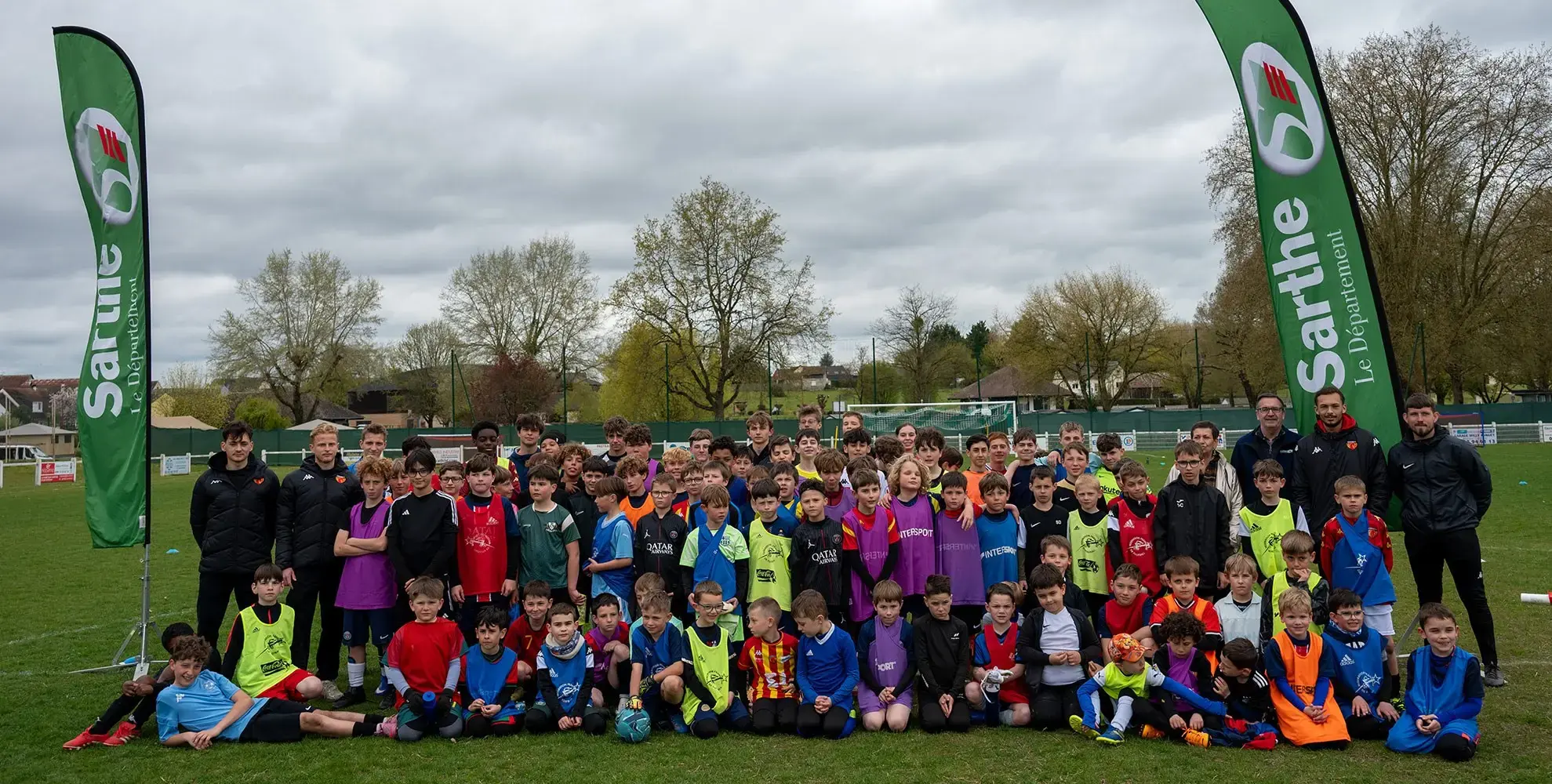 Le Mans FC à la rencontre des jeunes du club à Mansigné