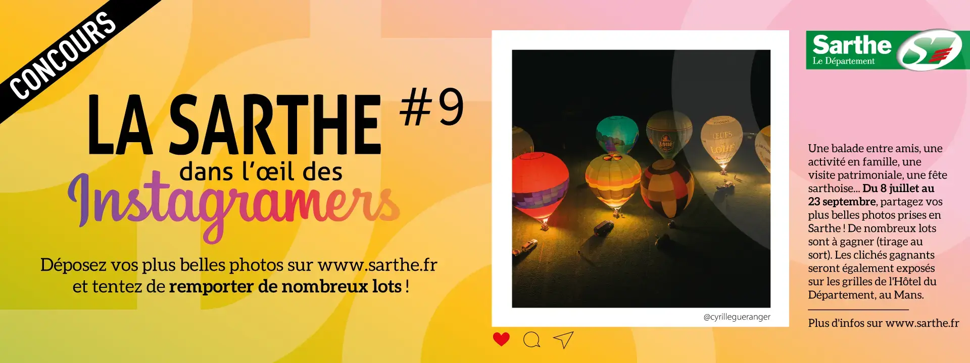 La Sarthe dans l’œil des Instagramers