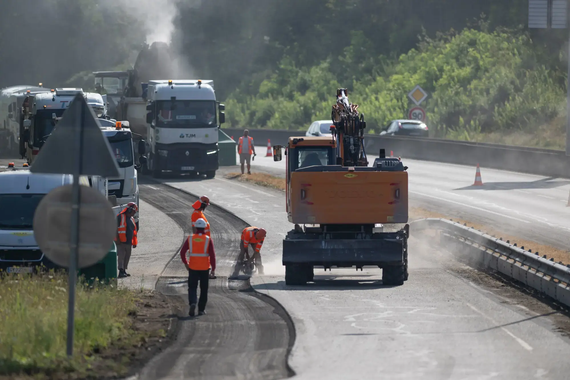 Le Mans : Travaux de renouvellement d’enrobés sur la RD 323